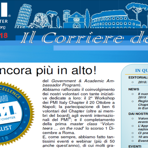 Il Corriere del PM – DICEMBRE 2018 Il Corriere del PM – DICEMBRE 2018